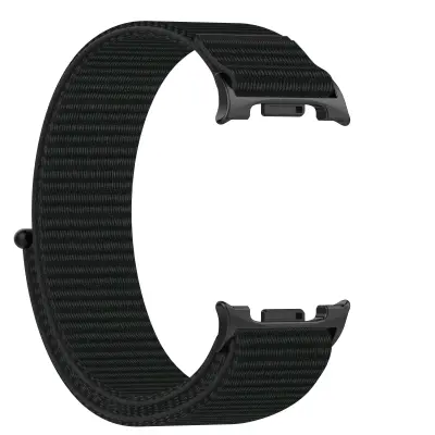 Udobni tkaninski remen za Samsung Galaxy Watch8/Classic Crna