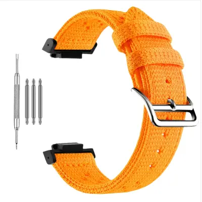 Pletena najlonska narukvica za sat kompatibilna s Casio G-SHOCK GA100/DW-5600 Narančasta