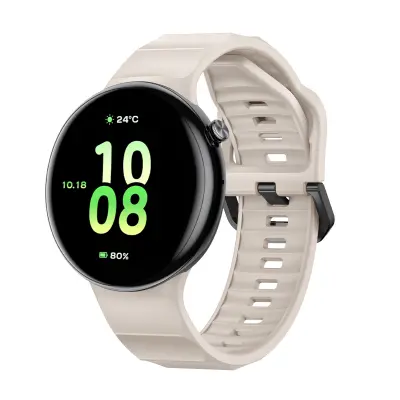 Silikonski zamjenski remen za kompatibilan s Honor Watch Fit - Udoban i periv Bijela