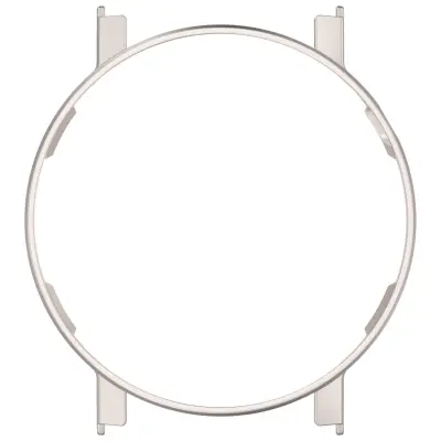 Zaštitna PC šuplja futrola kompatibilna s CMF Watch 3 Pro - Srebrna Srebrna