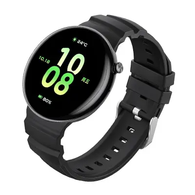 Silikonski remen za Honor Watch FIT - Mekan, udoban i otporan na mrlje Crna