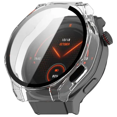 Zaštitna futrola za zaslon kompatibilna s Honor Watch 5 Ultra, integrirani zaštitni poklopac od PC kaljenog stakla Proziran