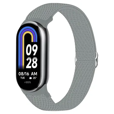 Elastična najlonska narukvica za sat za Xiaomi 8/9 (14 mm) Siva