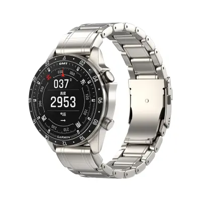 22mm titanijski remen s brzim otpuštanjem i sigurnosnom kopčom - Titanium Garmin Fenix8 Fenix7 Titanij