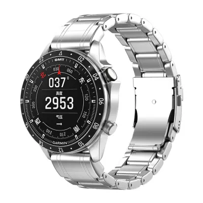 Vrhunska 22 mm narukvica od titana s brzim otpuštanjem - Srebrna Garmin Fenix8 Fenix7 Srebrna
