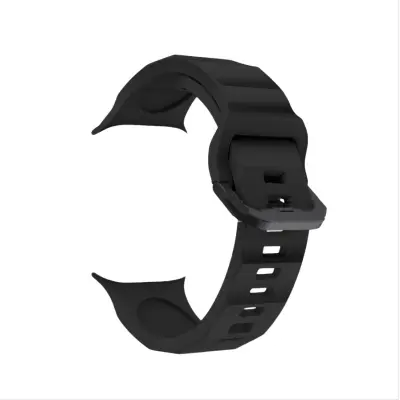 Silikonska narukvica za Apple iWatch 9 Crna