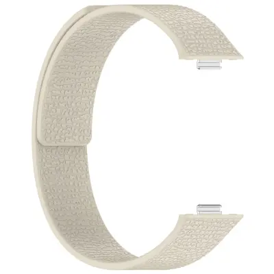 Mekani magnetski remen s teksturom ličija kompatibilan s Huawei Fit 4, Fit 4 Pro, Fit 3 Marelica