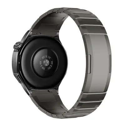 Narukvica od nehrđajućeg čelika kompatibilna s Huawei Watch GT serijom i Samsung Watch - 18mm/22mm Tamno siva