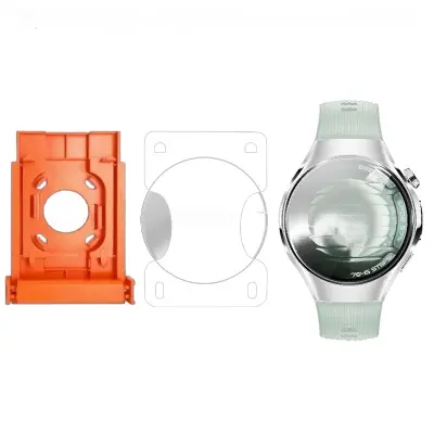 Zaštitnik zaslona za sat kompatibilan s Huawei Watch 4 (2-paket) - Prozirna hidrofilna folija s kompletom za jednostavnu instalaciju Providna