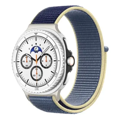 Najlonska narukvica na čičak kompatibilna sa Samsung Watch 8/8 Classic Plava