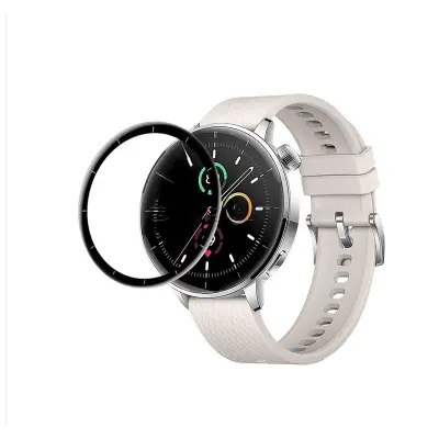 3D zakrivljeni kompozitni meki film zaštitnik zaslona kompatibilan s OnePlus Watch 3 43mm - visoka definicija, protiv otisaka prstiju Proziran