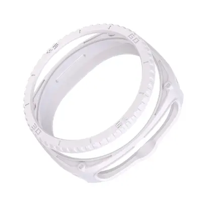 TPU zaštitna futrola kompatibilna sa Samsung Galaxy Watch8 Classic - zaštita od ogrebotina Bijela
