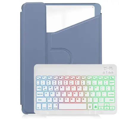 360° Rotirajuća futrola s Bluetooth tipkovnicom kompatibilna s iPad Pro 11 (2018/2020/2021/2022) - Lavanda ljubičasta Lavanda ljubičasta