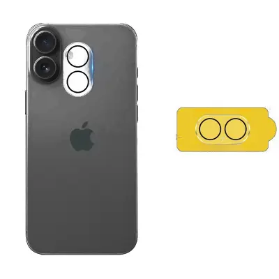 Zaštitnik leće kamere od kaljenog stakla, pakiranje od 2 komada, kompatibilan s iPhoneom 17 - Prozirno, protiv otisaka prstiju Proziran