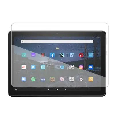 Zaštitno staklo za zaslon kompatibilno s Amazon Fire HD 10 (2024) - Pakiranje od 2 komada, HD, protiv otisaka prstiju Providna