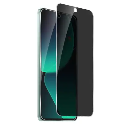 Zaštitnik zaslona od privatnog kaljenog stakla kompatibilan s Xiaomi Poco X6 - Prozirni, Protiv špijuniranja Prozirna