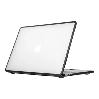 Zaštitna futrola kompatibilna s MacBook Pro 14 inča A2442 A2779 A2918 A2992 A3185 - Crna Prozirna Crna Prozirna