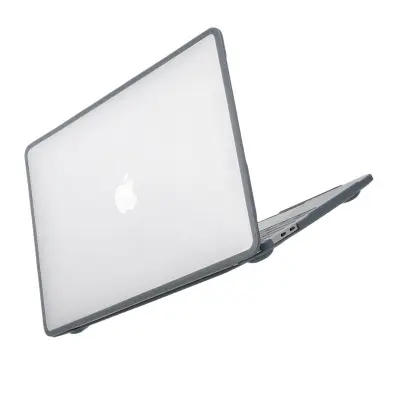 Zaštitna futrola kompatibilna s MacBook Pro 14 inča A3112 A3401 - Prozirna crna Prozirna crna