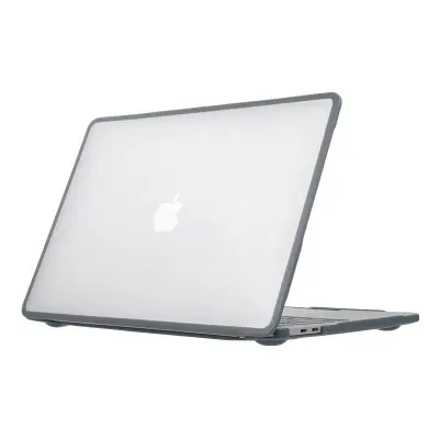 Zaštitna futrola kompatibilna s MacBook Pro 16 A3186 - Prozirno crna, protuklizna i s poboljšanim hlađenjem Prozirno crna