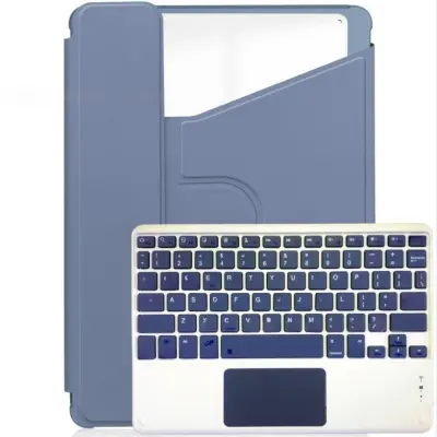 360° Rotirajuća Bluetooth futrola s tipkovnicom kompatibilna s iPad Pro 11 (2018/2020/2021/2022) - Ljubičasta Ljubičasta