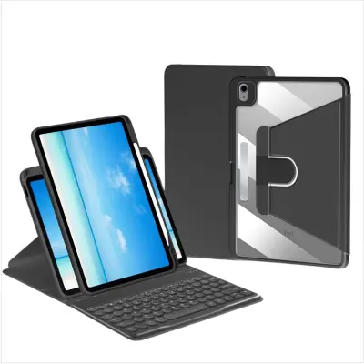 Futrola s Bluetooth tipkovnicom i rotacijom od 360° kompatibilna s iPad Air 5/Air 4 10.9 inča Crna