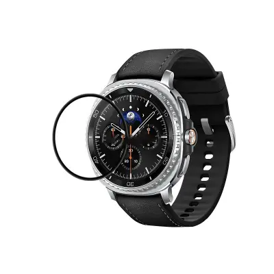 Samsung Watch 8 44mm Zakrivljeni 3D Kompozitni Mekani Film - Crni, Pakiranje od 2 komada Crna