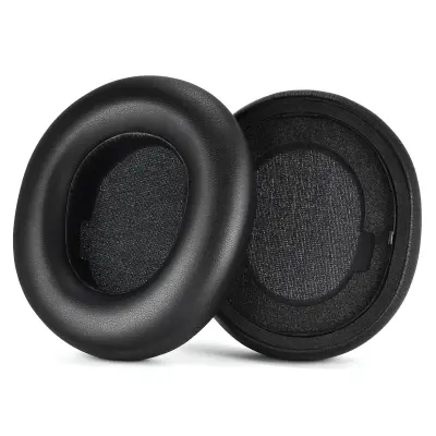 2 kom. Zamjenski jastučići za uši - Kompatibilni sa SteelSeries Arctis Nova Pro Wireless Crna Proteinska Koža Crna