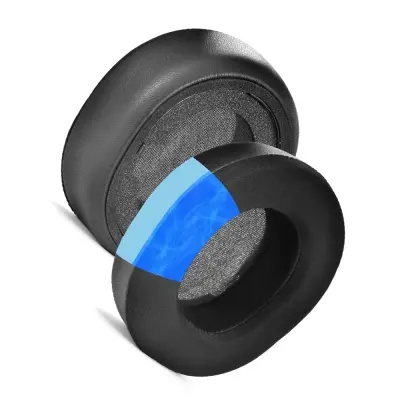 2 kom. Jastučići za uši s osjećajem leda Zamjenski jastučići Kompatibilni sa SteelSeries Arctis Nova Pro Wireless Crna