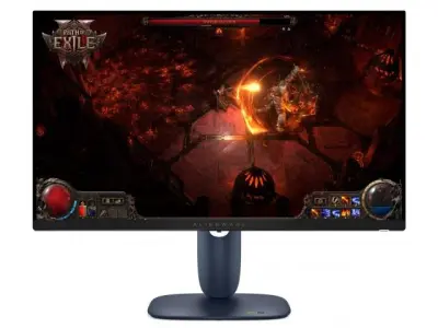 DELL 27" Alienware Gaming monitor AW2725DM, IPS 2K/QHD, 180Hz, 1ms, AMD FreeSync, nVidia G-Sync, Display Port, 2x HDMI, USB Hub, Pivot