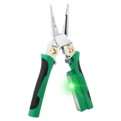 Višenamjenska kliješta za skidanje izolacije, 8-u-1 s ispitivačem napona, ergonomska | POWERPLIERS