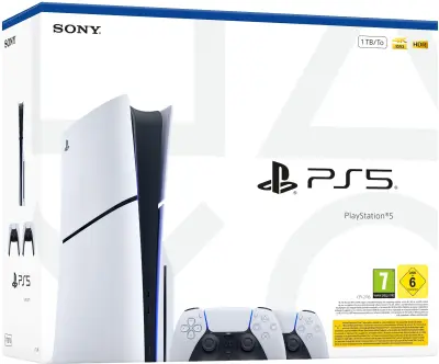PlayStation 5 Slim E chassis + PS5 Dualsense Wireless Controller