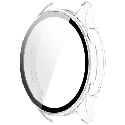 Tempered Glass PC Protective Case Compatible with Honor Watch 5 Pro - Full Coverage Prozirna