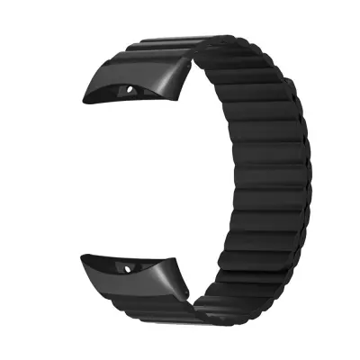 Silikonska magnetska narukvica kompatibilna s Garmin Forerunner 45/45S/Swim 2 - Više boja Crna