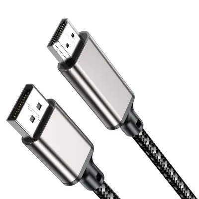 4K@30Hz DisplayPort na HDMI Adapter Kabel - Povežite svoje uređaje u visokoj rezoluciji Siva