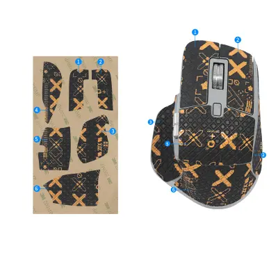 Naljepnice za miša s poboljšanim gripom za Logitech MX Master 3S Zlatna