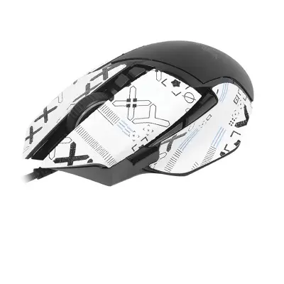 Naljepnice za miša s poboljšanim prianjanjem za Razer Basilisk V3\/V3 Pro Bijela