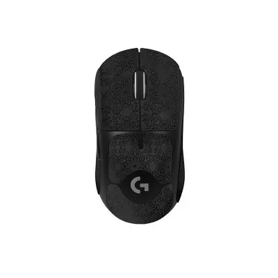 Naljepnice za miša s poboljšanim prianjanjem za Logitech GPW2/GPW3 - Crna Crna