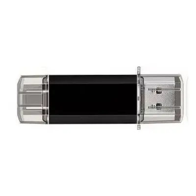 Kratki 2-u-1 USB pogon velike brzine USB 3.0 i Type-C dvostruko sučelje Crna