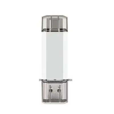 Kratki 2-u-1 USB pogon velike brzine USB 3.0 i Type-C dvostruko sučelje Bijela