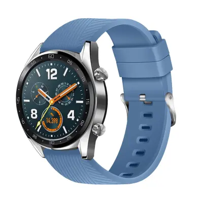 Silikonski remen od kepera kompatibilan s Huawei GT4, Samsung Galaxy Watch 4 i Garmin Plava