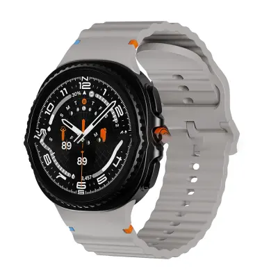 22mm Silikonska narukvica za sat kompatibilna s Galaxy Watch 8 / Watch 8 Classic - Više boja Siva