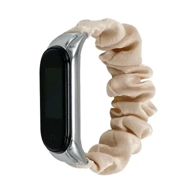 Elastična Scrunchie Narukvica Kompatibilna sa Xiaomi Mi Band 8 Marelica