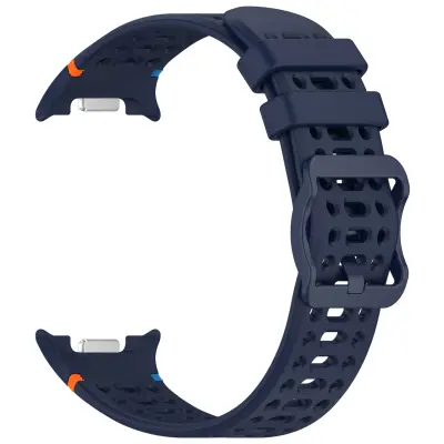 Prozračna silikonska sportska narukvica kompatibilna sa Samsung Galaxy Watch 8 & 8 Classic Plava