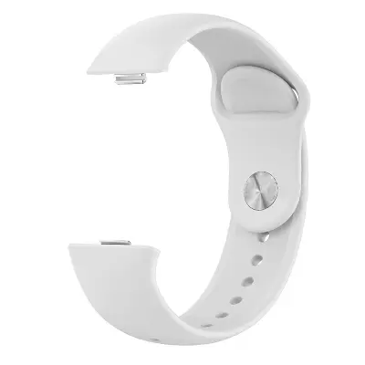 Silikonski zamjenski remen kompatibilan s Huawei Fit 4 i Huawei Watch Fit 3 - Dizajn sa sigurnom kopčom Bijela