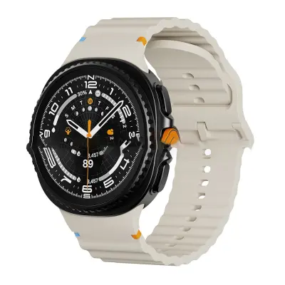 22mm Silikonska narukvica za sat kompatibilna s Galaxy Watch 8 / Watch 8 Classic - Više boja Bež