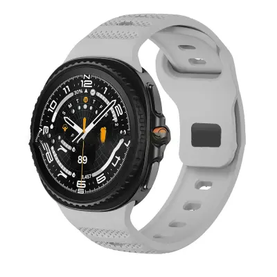 22mm Silikonska narukvica za sat Kompatibilna sa Samsung Galaxy Watch 8/Classic - Više boja Siva
