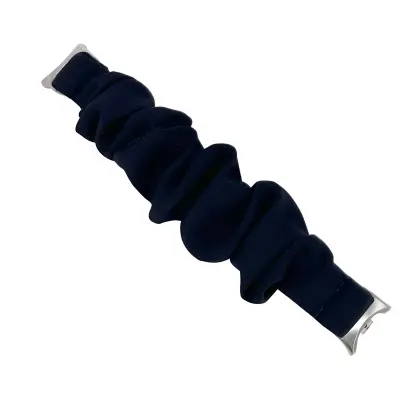 Kompatibilno s Xiaomi Mi Band 8 pametnom narukvicom Scrunchie elastična narukvica Plava