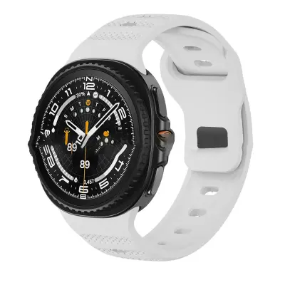 22mm Silikonska narukvica za sat Kompatibilna sa Samsung Galaxy Watch 8/Classic - Više boja Bijela