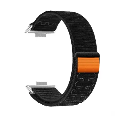 Stilski najlonski omčasti remen za Huawei Watch Fit 4 Pro Crna