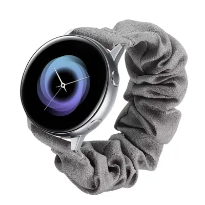 Kompatibilna Samsung/Huawei narukvica za pametni sat, univerzalna scrunchie stil Siva